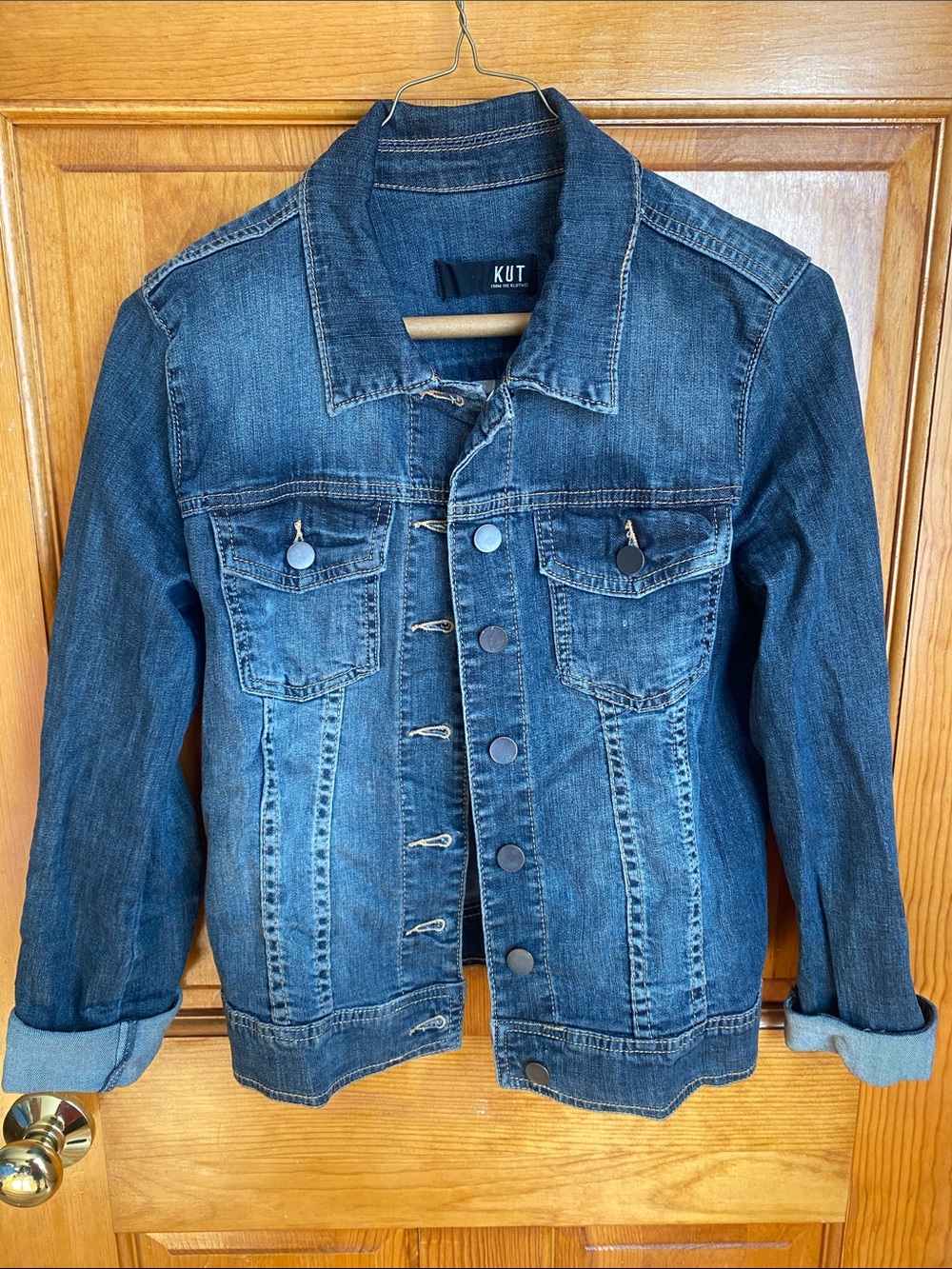 Kut from the Kloth Indigo Blue Jean Jacket